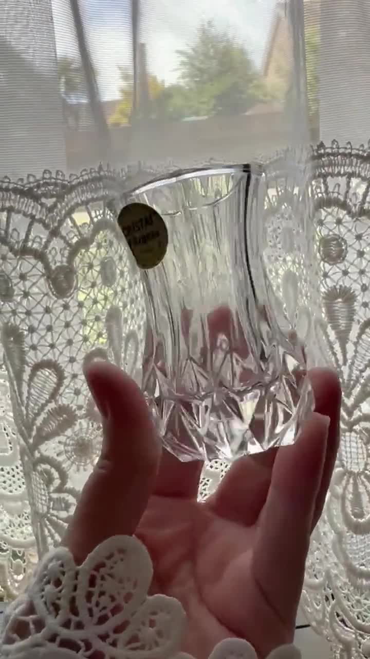 Vintage Cristal D'arques France Lead Crystal Mini Bud Posy Vase