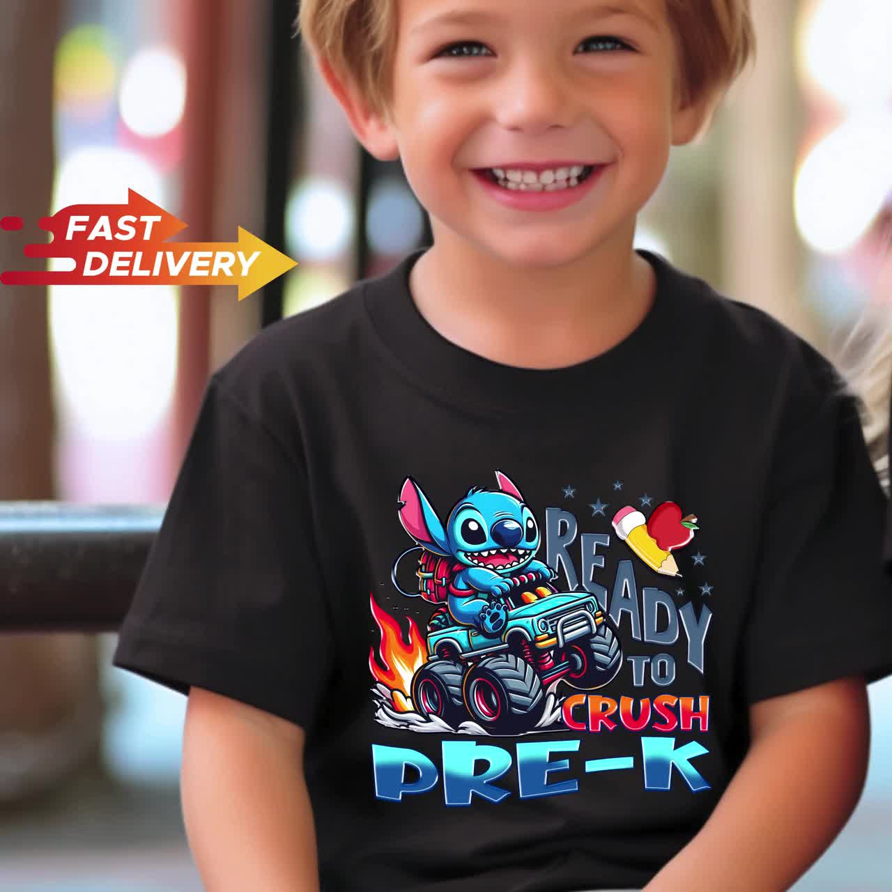 Ready to Crush Pre-k Shirt, Back to School Kids T-shirt