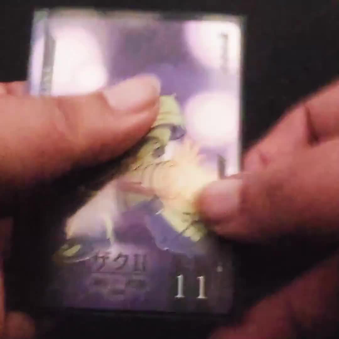 Tarjeta de ficha de la unidad Zaku II de Char - Juego de cartas Gundam - Arte original de SH Studios video poster