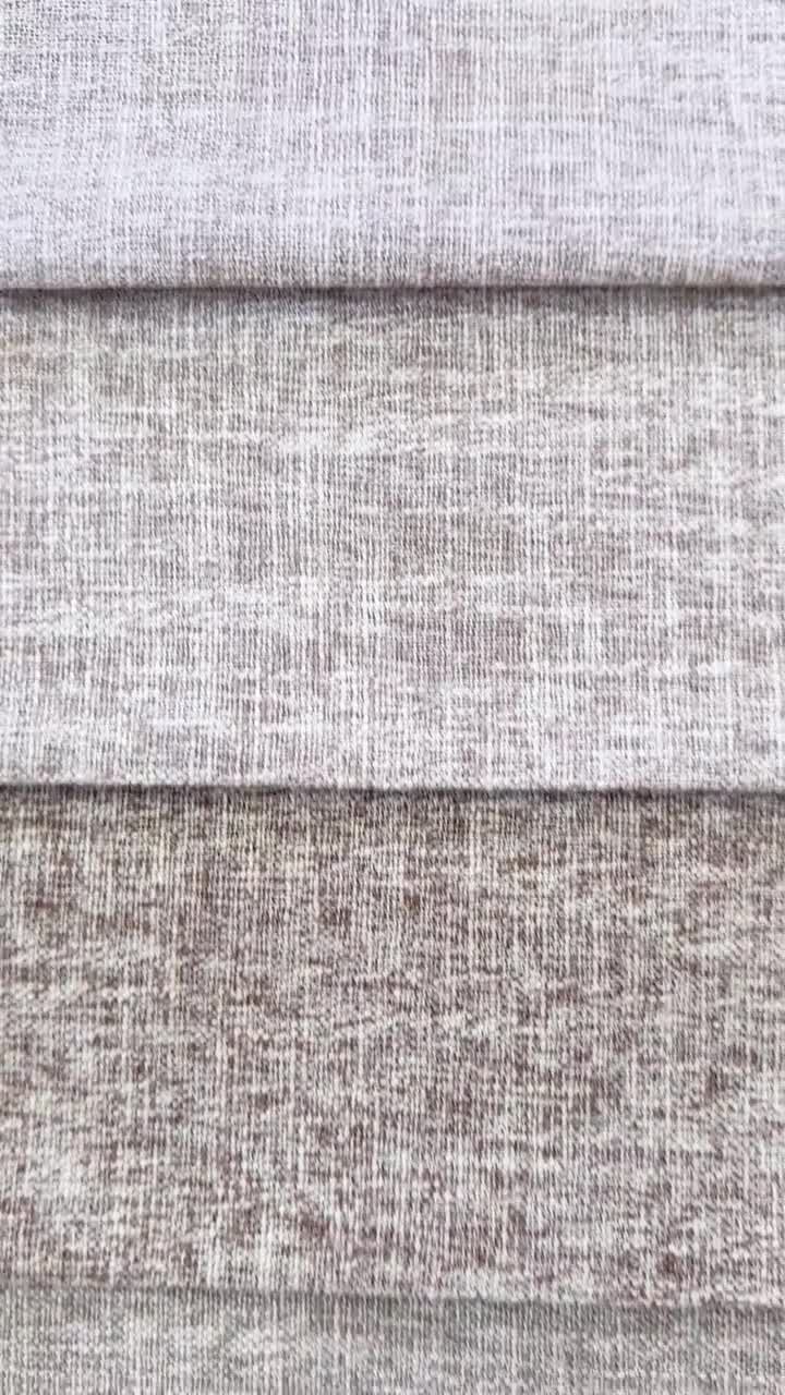 Granitmuster Faux Leinen Vorhang Panel, extra breit Wohnzimmer drapiert, 12 Farben. video poster