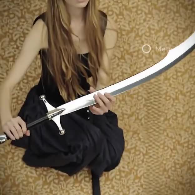 シミター トライバル ベリーダンス バラダイ ソード シルバーブレード