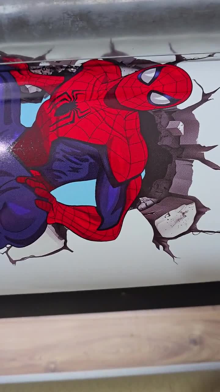 スパイダーマン ウォールステッカー：ゲームルーム向けの