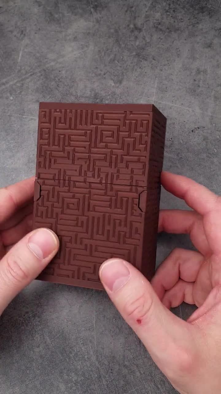 Japanese 90 Step Puzzle Box - Himitsu Bako 4 Advanced Secret Lock