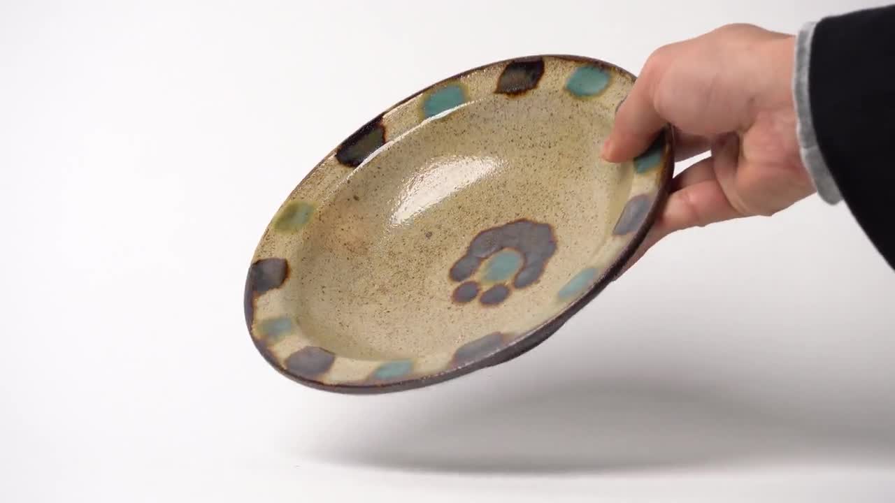 🟣Okinawan Pottery Plate🟣