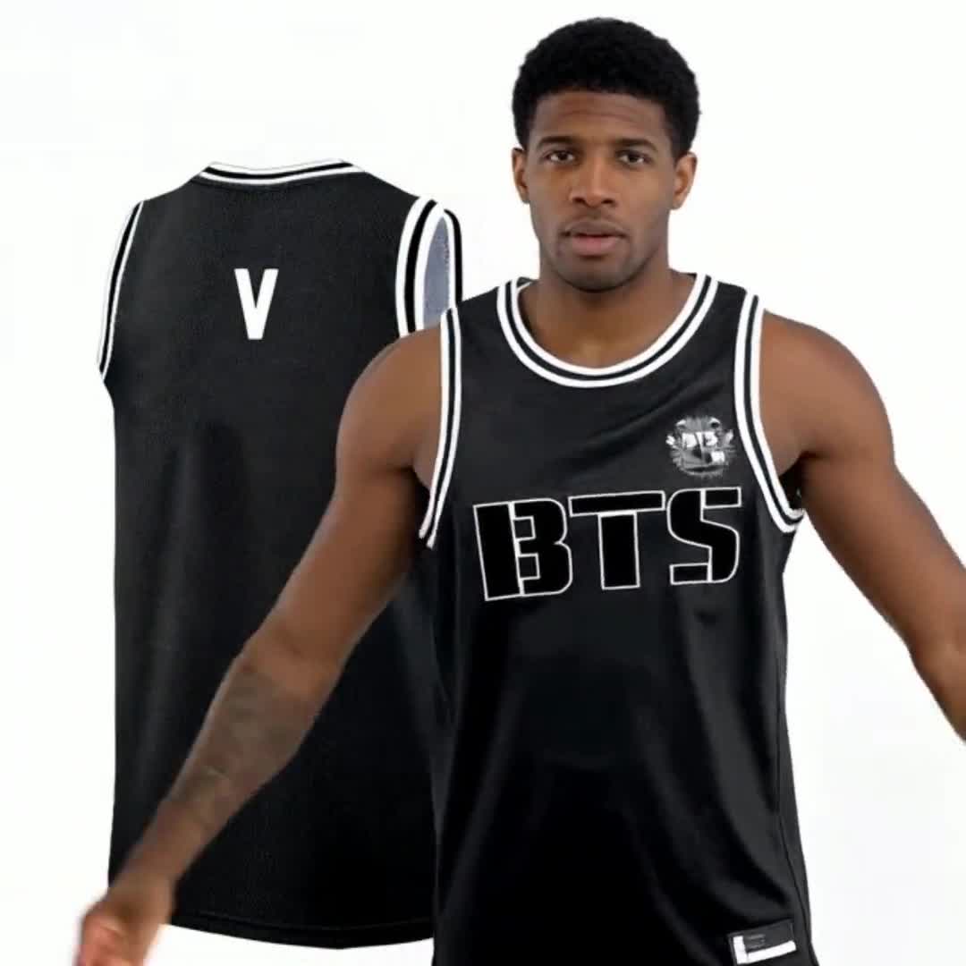 Custom BTS Basketball Jersey, Kpop Concert Shirt, Breathable Fan