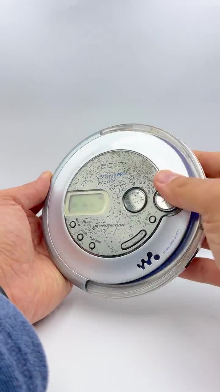 Sony D-NE711 Portable CD Player - CD Walkman - Silver - Etsy
