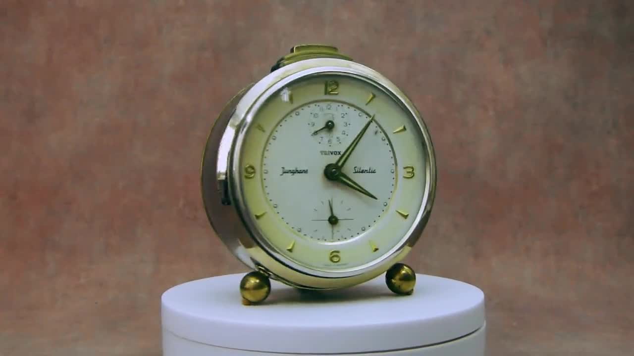 Junghans Silentic TRIVOX Alarm – 1960s Retro Elegance - Etsy