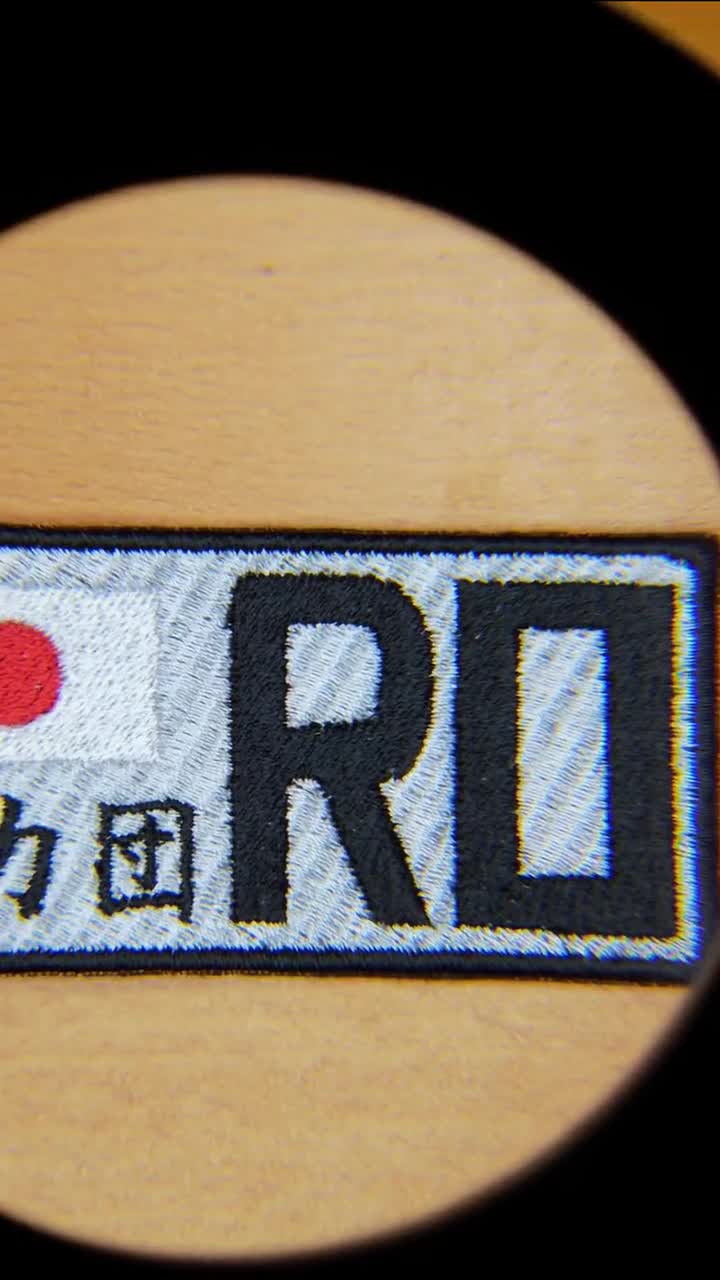 ZERO Japan Bosozoku Gang Embroidered iron on patch - Personalized Kanji  Thermostick Patch - Japanese velcro patch