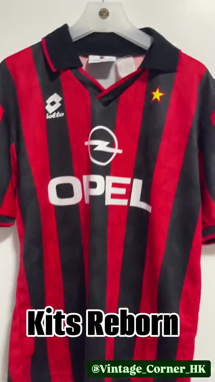 1994–1995 AC Milan Home Shirt Lotto Vintage Size L - Etsy