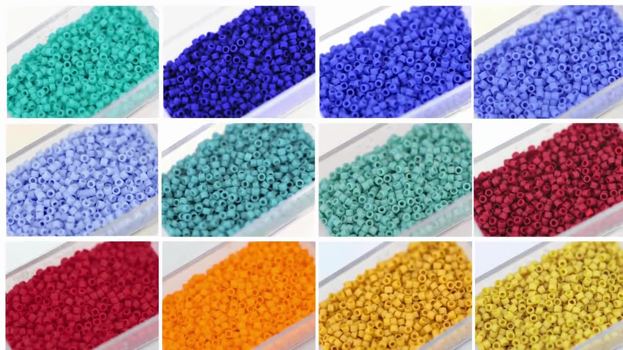 Miyuki Delica Galvanized Silver 11/0 | Japanese Glass Seed Beads