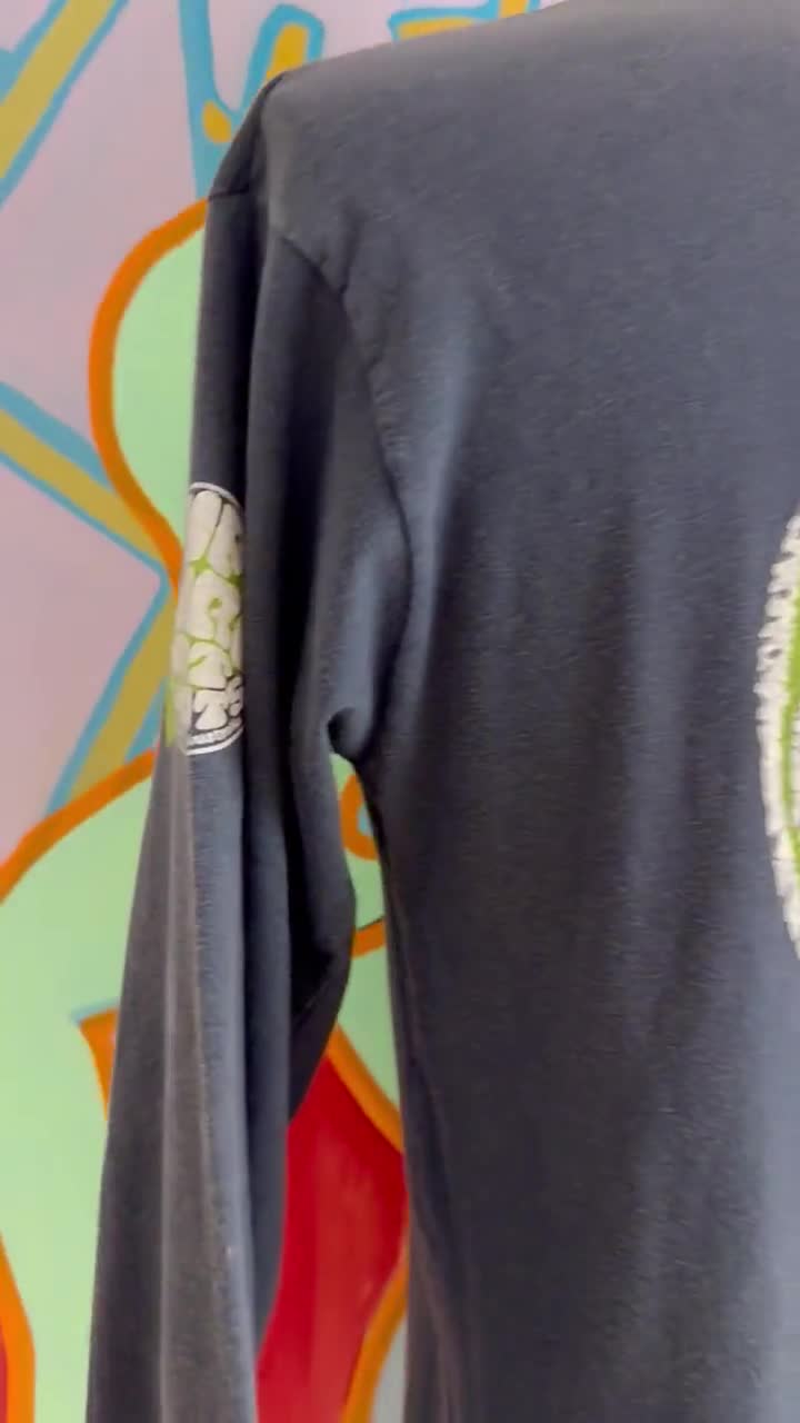 80s Rip Curl Wet Suits Australia Long Sleeve Shirt. Single Stitch. Made in Australia. Size Medium 20.5" x 27.25" video poster