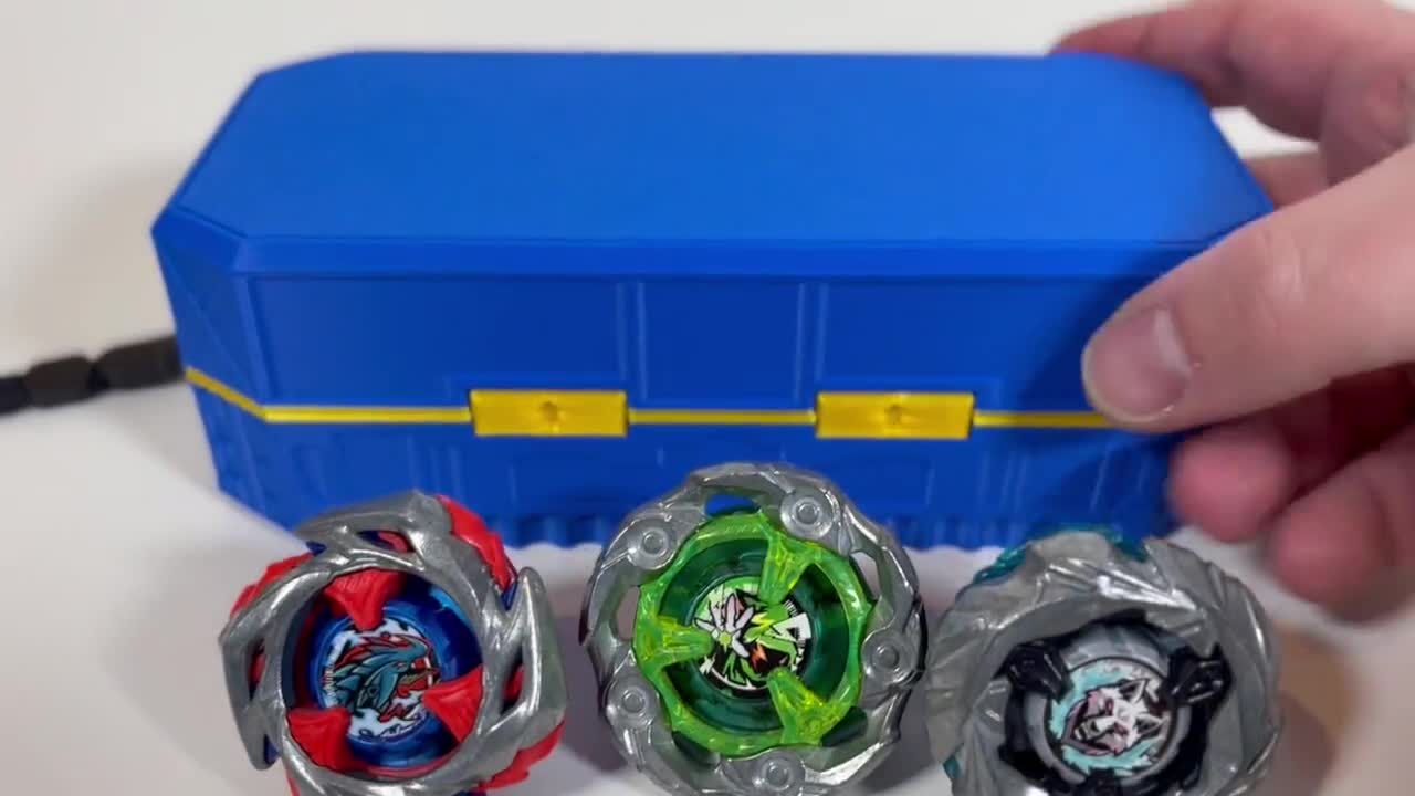 Beyblade X Deck Box with Lanyard | Victory Beyblade Case | 3-Slot Magnetic Storage & Tournament Ready video poster