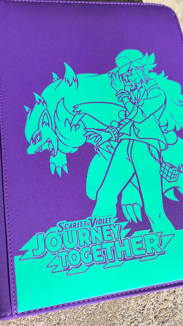 Zipper Binder for Pokemon Cards - Journey Together - Etsy