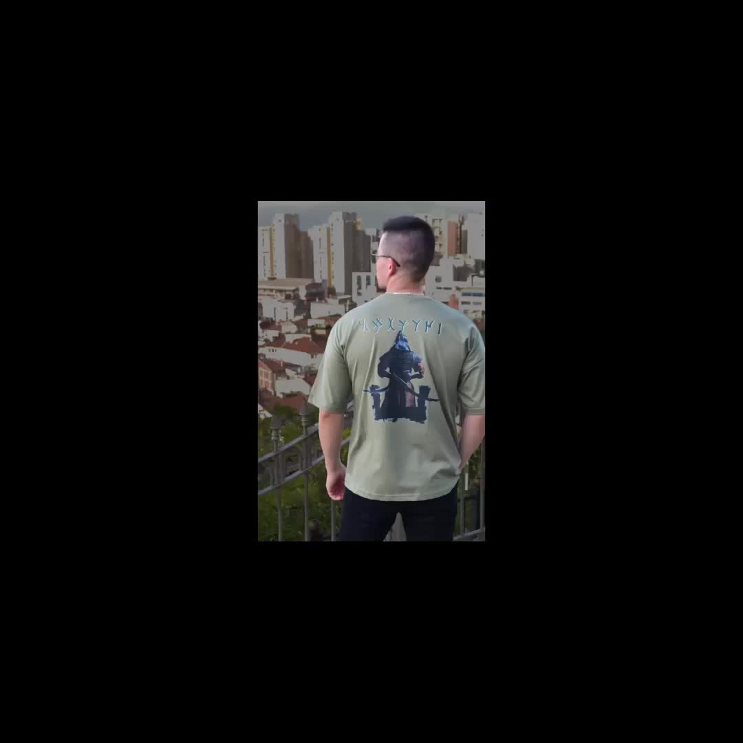 ★DNSR★ Ethnic jacquard half t-shirt ivory Janissary Designed Unisex Oversize T-shirt - Etsy