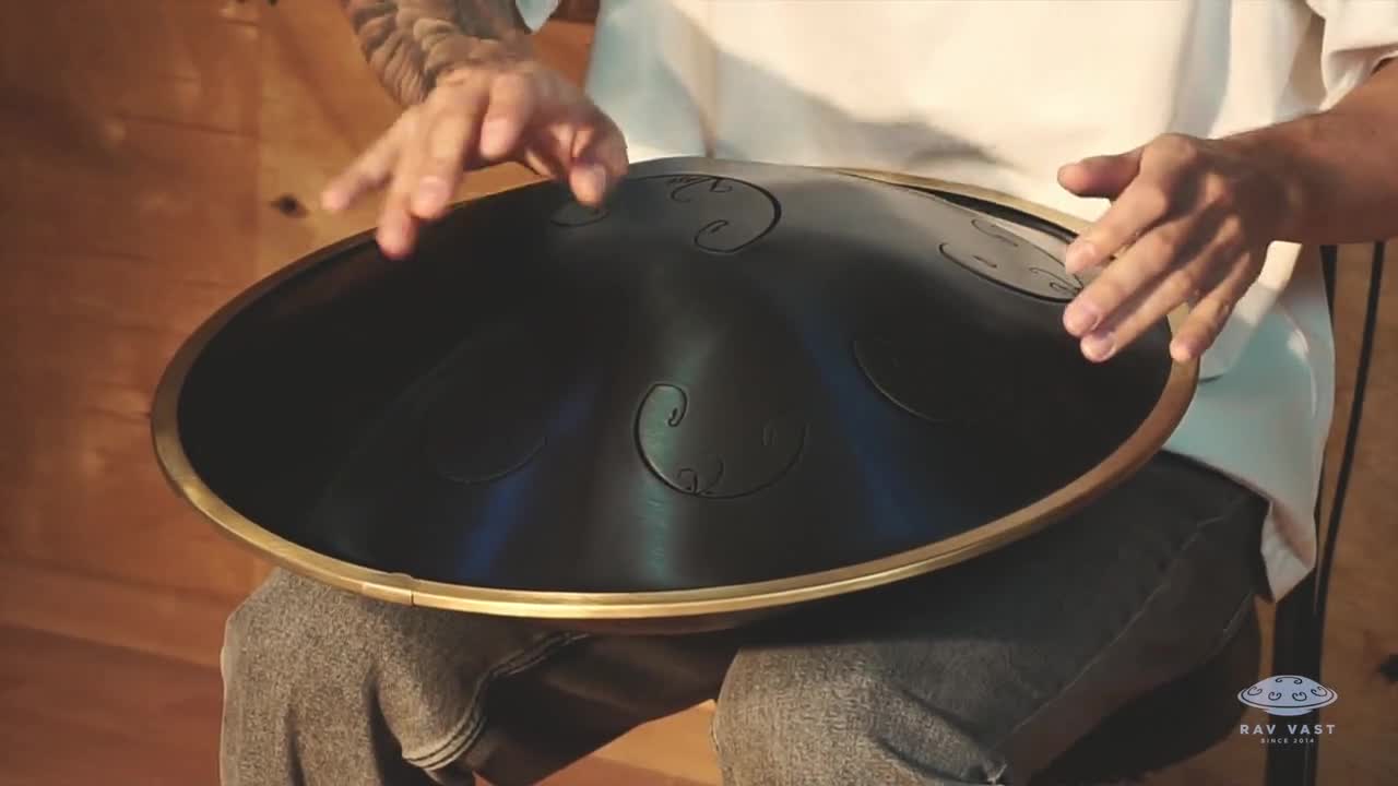 RAV Vast A Integral Indigo Steel Tongue Drum Handpan - Etsy