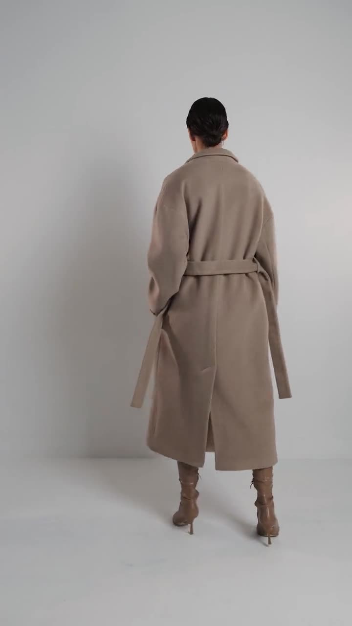 オーバーサイズコート PDF 裁縫パターン チュートリアル付き Martina