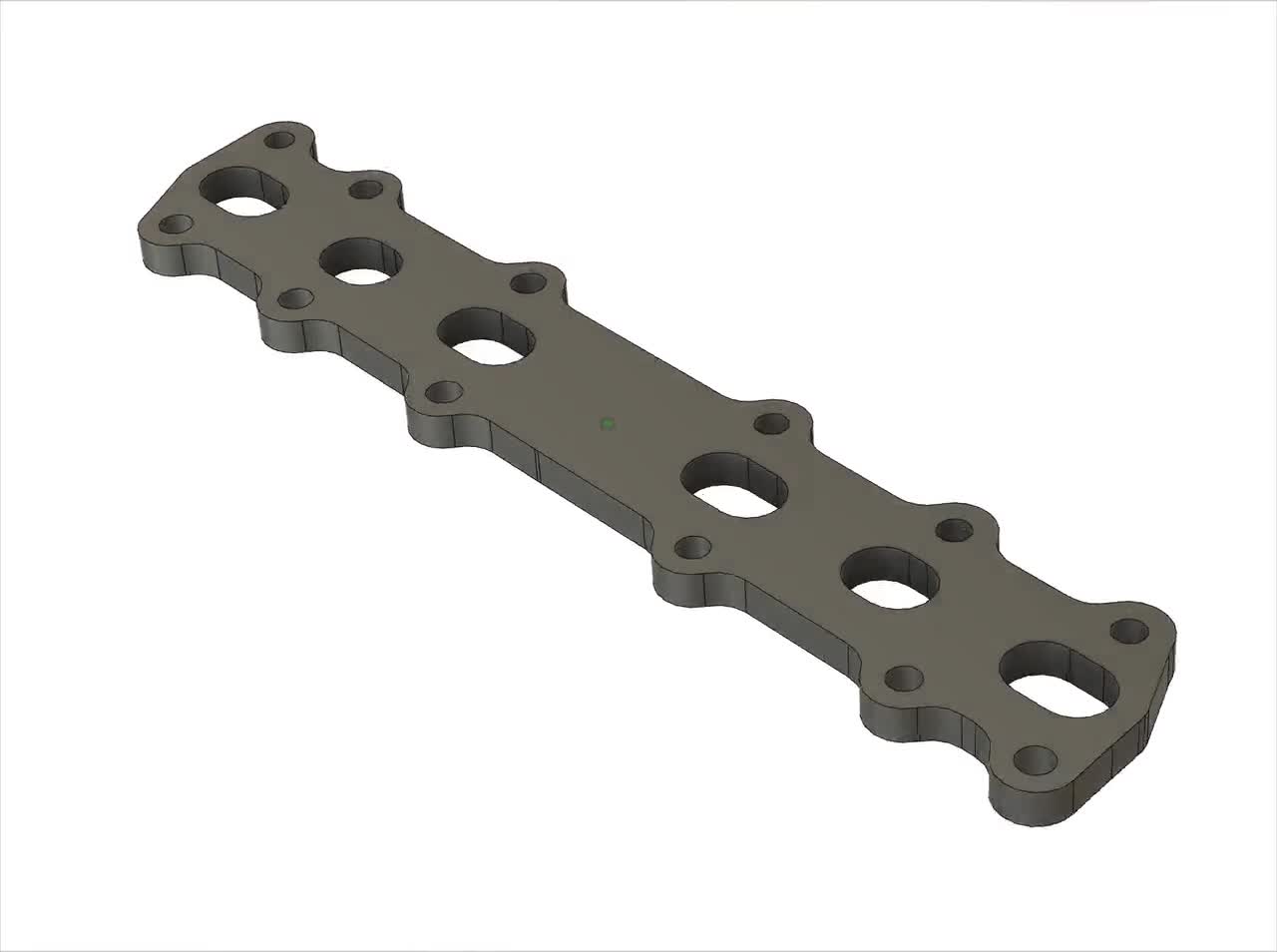 Toyota 1JZ-GTE Non VVTI Exhaust Manifold Flange DXF File - Etsy
