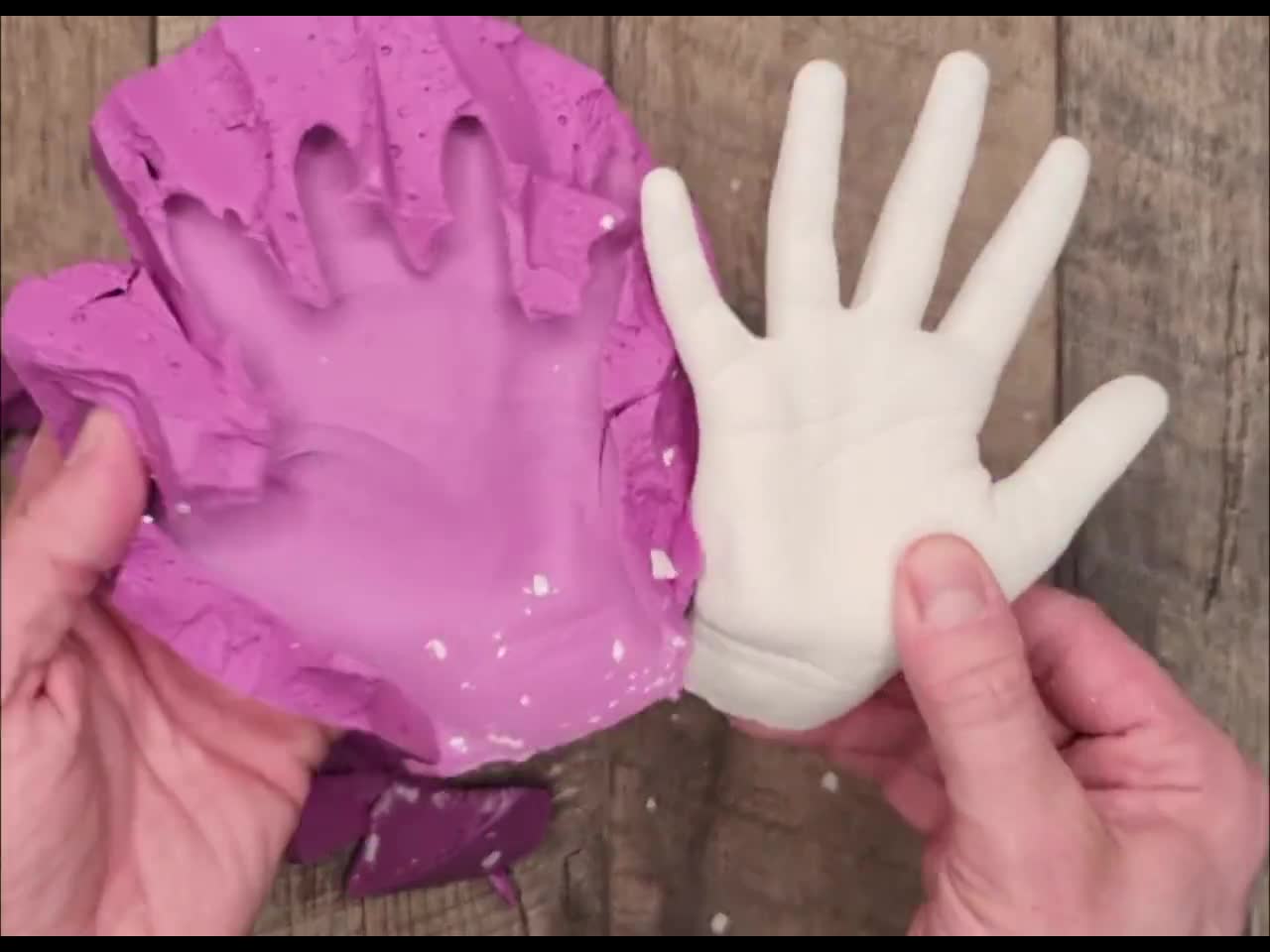 3D Hand and Foot Plaster Casting Kit for Baby 06 Months With