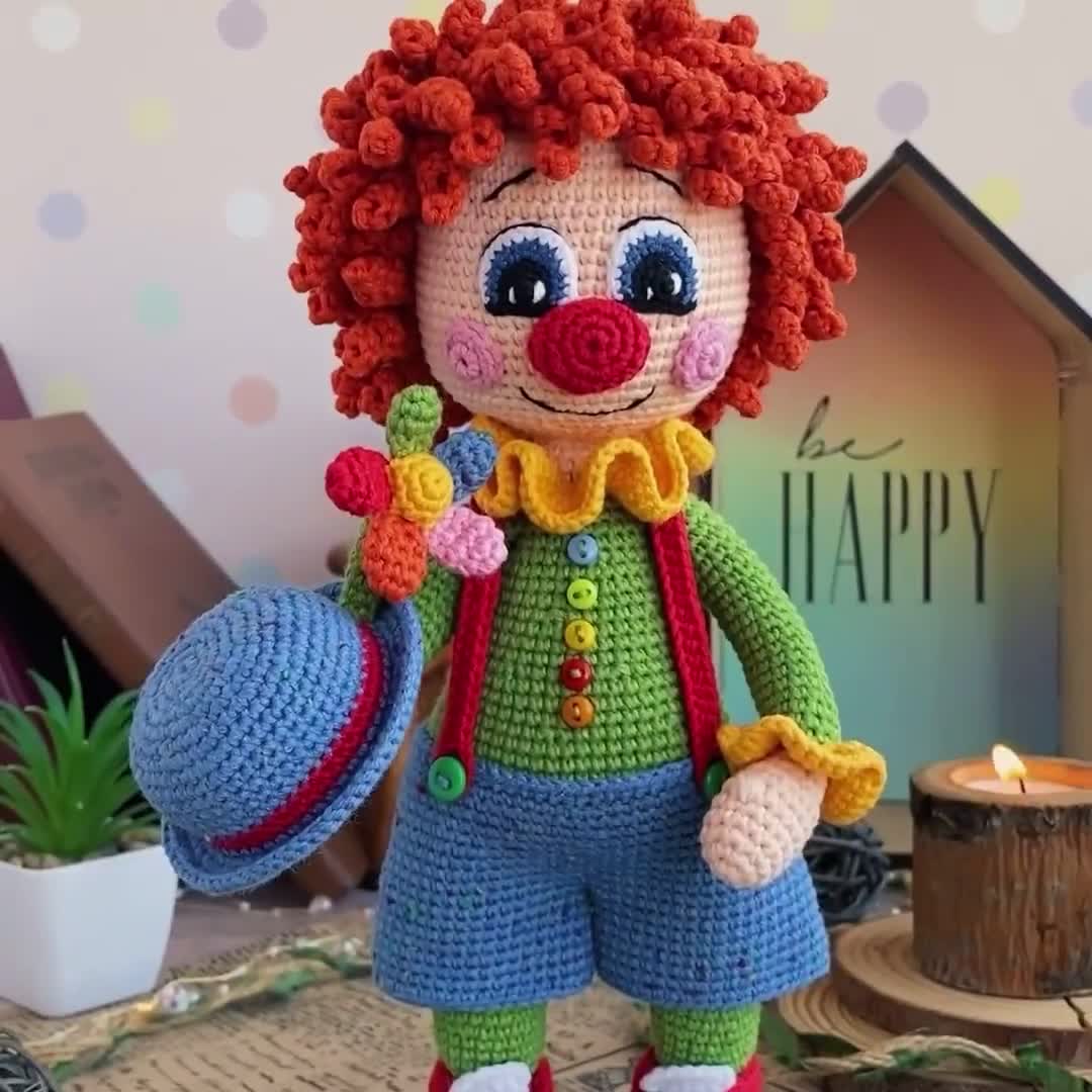 Payaso amigurumi paso a paso hot sale