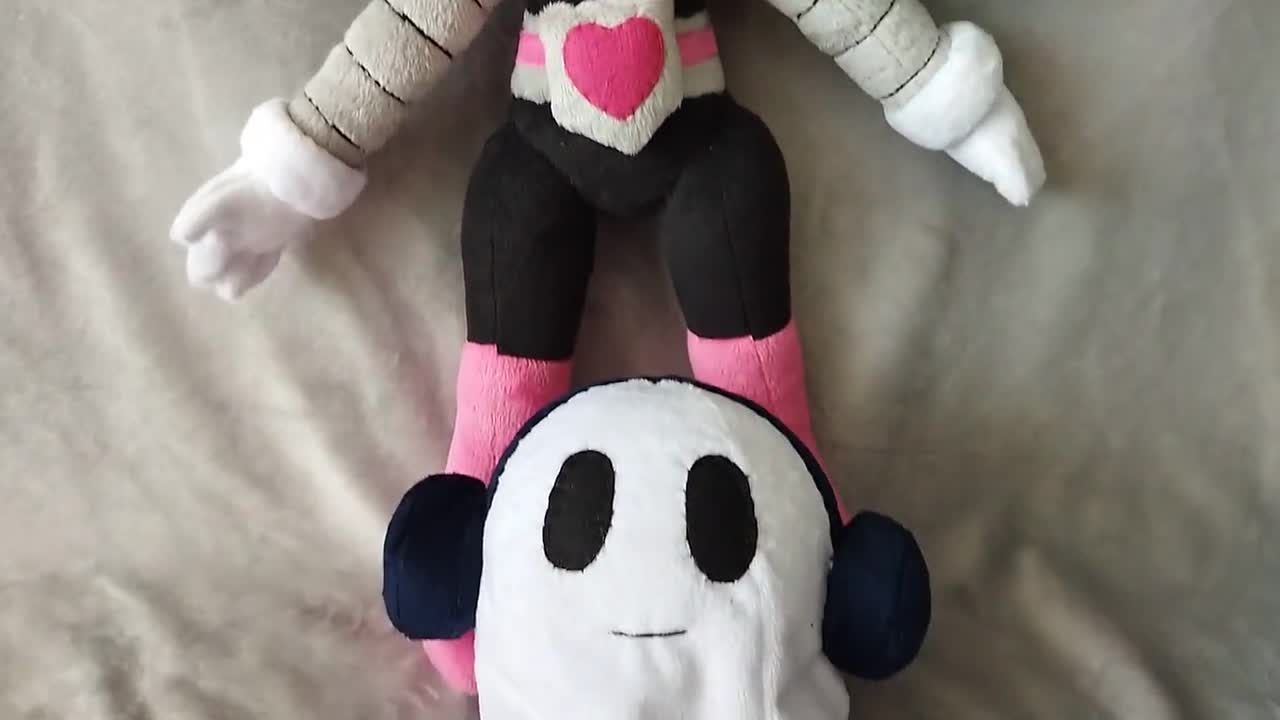 Undertale Mettaton Ex Blooky 17.7 and 6.7 Plush Toy