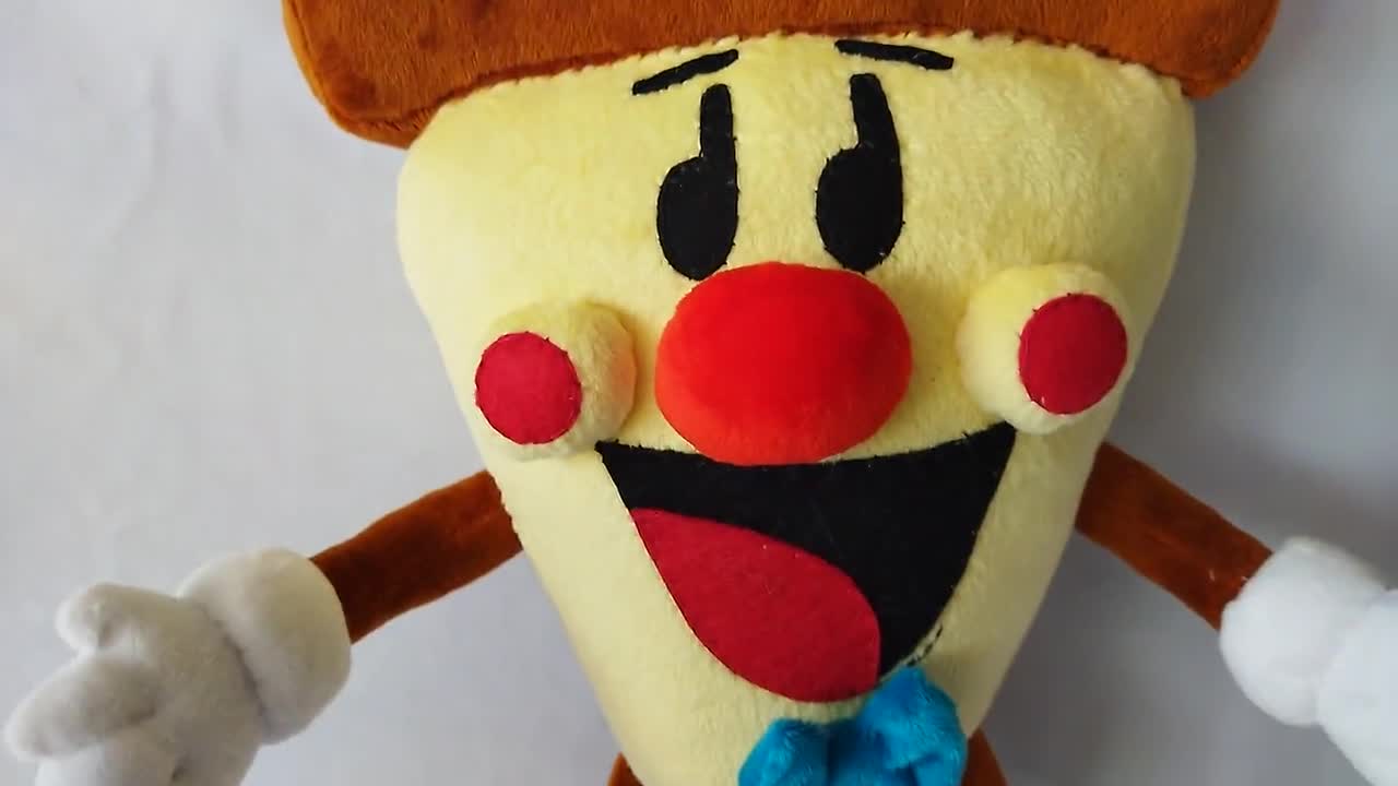 ピザタワーのピザボーイ 13.8インチ (35 cm) ぬいぐるみ トティーノ