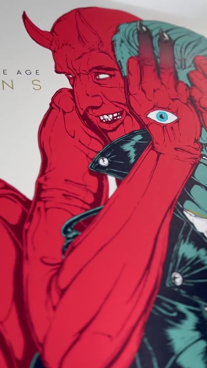 QOTSA Villains Album Cover Poster: Rock Music Wall Art - Etsy