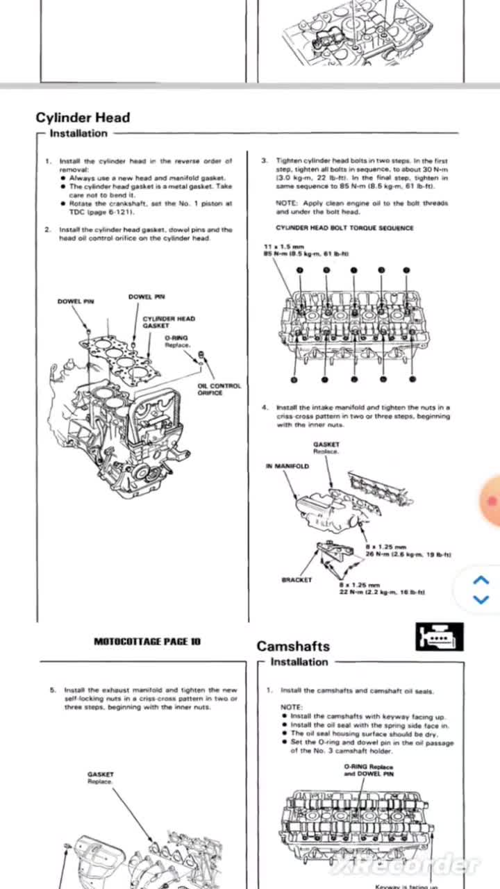 Honda B16A VTEC Engine Service Manual, 9:16 WIDESCREEN PDF, for