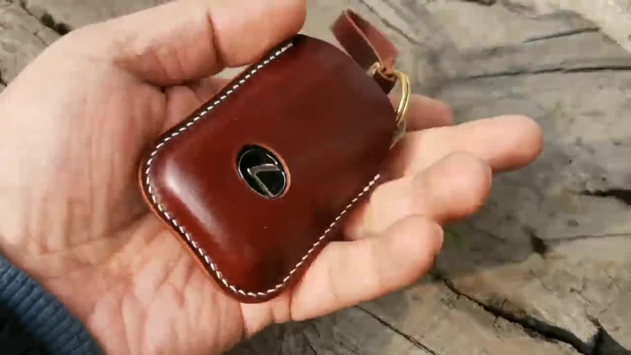 Lexus Is/es/gs/nx/rx Car Key Leather Fob, Japanese Shell Cordovan