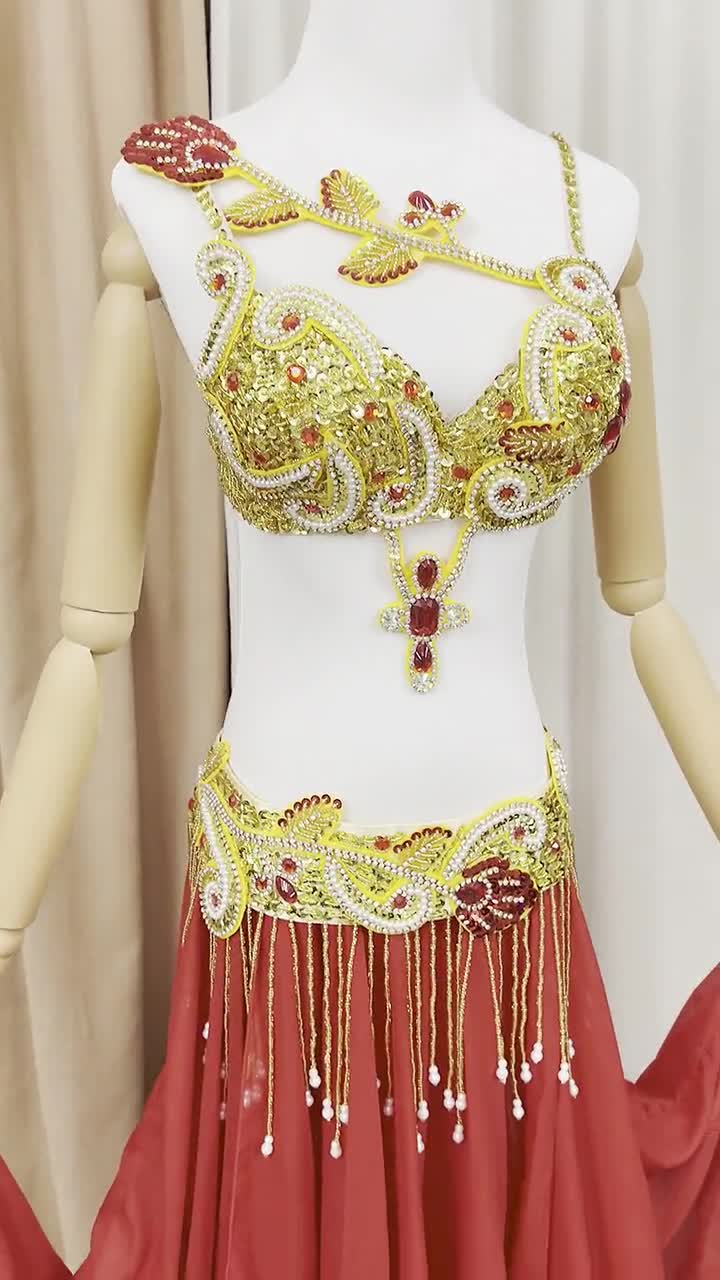 Halloween Costumes Hand Make Beaded Belly Dance Samba