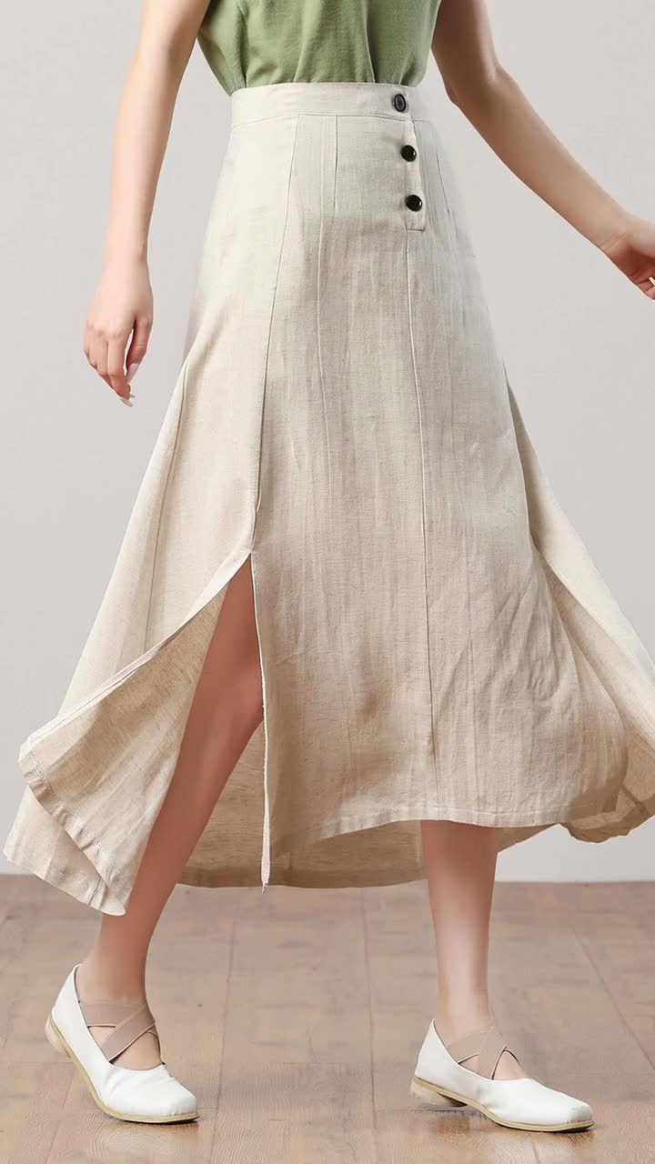 ほぼ未使用✨シーピーシェイズ　ロンハーマン別注　Lily linen skirt Ron Herman - 極美品✨️シーピーシェイズ ロンハーマン別注