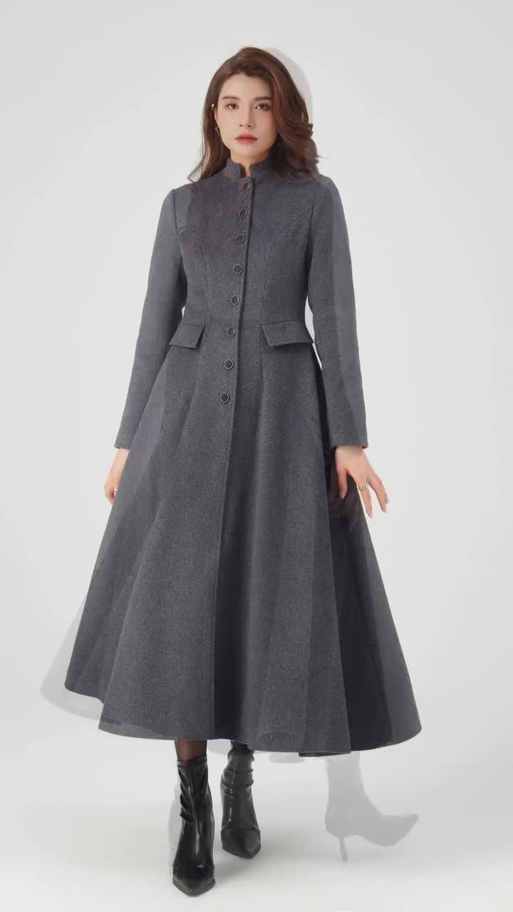 Wool Coat, Winter Wool Coat, Long Wool Coat, Womens Wool