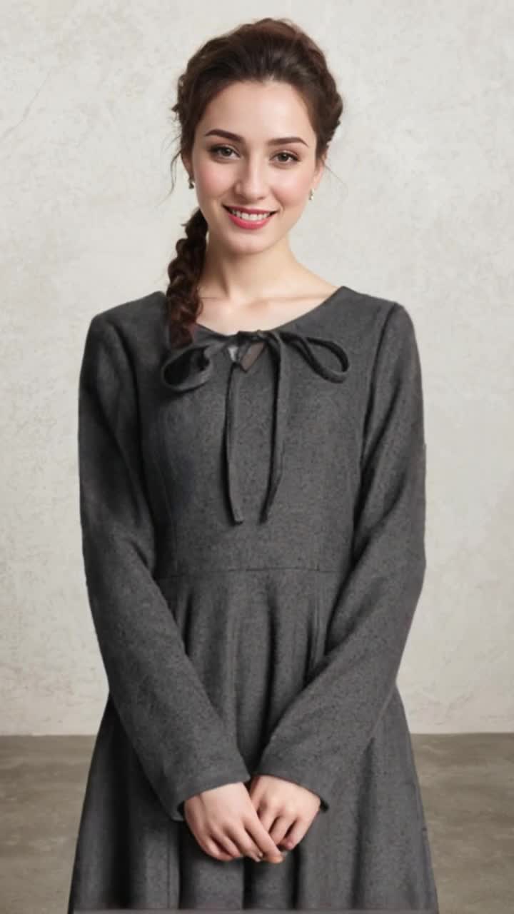 ワンピース [ODLYWORKSHOP] Wool Mini Dress 3185401.jpg