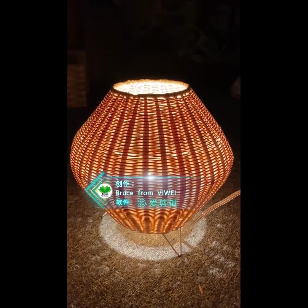 Creative Rattan Table Lamps selling - Rattan Desk Lighting Fixtures - No Plug Converter - 110-230V/50-60Hz - Free Shipping Worldwide