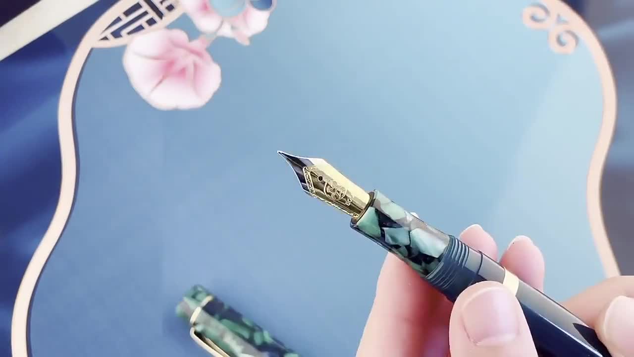 Majohn M700 樹脂製万年筆 BOCK 細字 #6 高級ペン 筆記具 ギフト