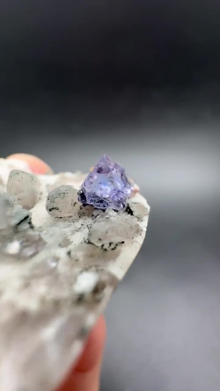 中国福建省雲霄鉱山産八面体蛍石、蛍石鉱物標本、h648 - Etsy 日本