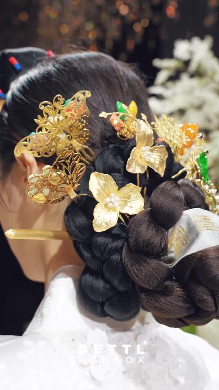 Korean Binyeo Hairpin | Sterling Silver Phoenix Hair Stick
